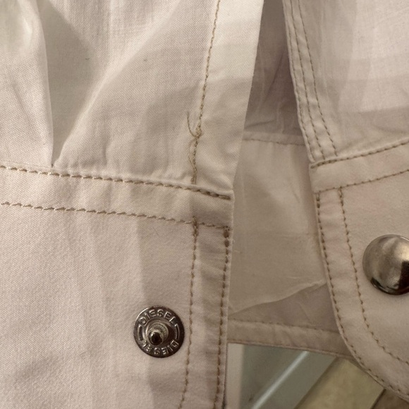 COPY - Diesel Industry man bottom down silver snap brand new shirt size XL - Picture 4 of 5